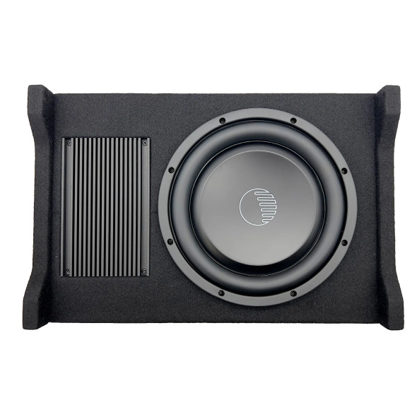 Orion Cobalt CPE100 | 10 Inch 1600W Shallow Mount Powered Subwoofer System FRONT PHOTO OF CONE