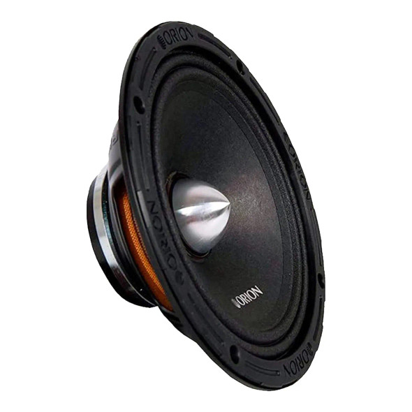 Orion XTR NEO 8 Inch 1400W 4 Ohm Pro Midrange Speakers | XTR804NEO (Pair) ANGLED PHOTO OF SURROUND