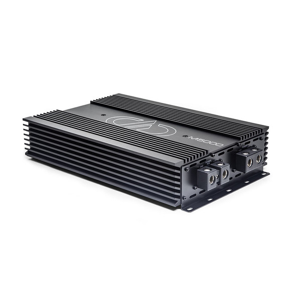 DD Audio M-Series 5000W RMS Monoblock Subwoofer Amplifier | M5000 ANGLED PHOTO
