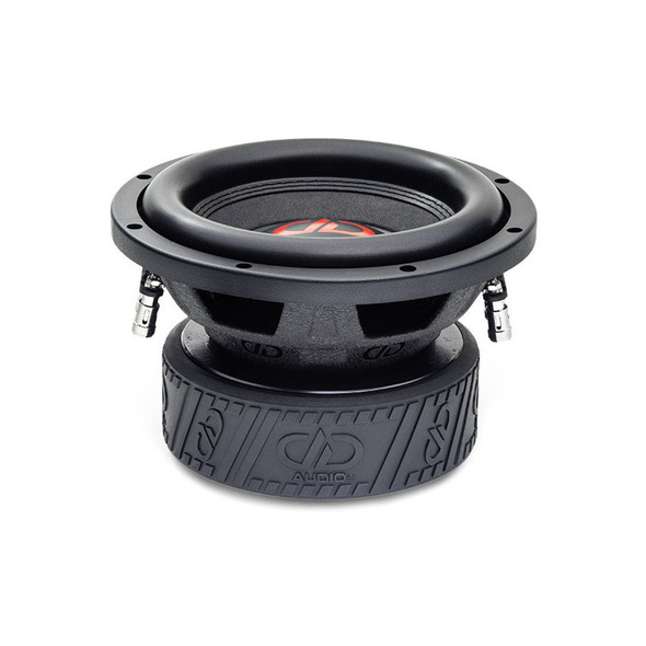 DD Audio 500-Series 508e Package | Dual 8" 1500W D2 Subwoofers & QBomb Ported Box SIDE PHOTO OF BASKET