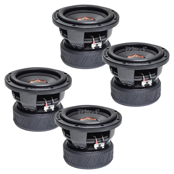 DD Audio 600-Series 6 Inch 1500W DVC 4 Ohm Subwoofers | 606d (4 Pack) MAIN PHOTO