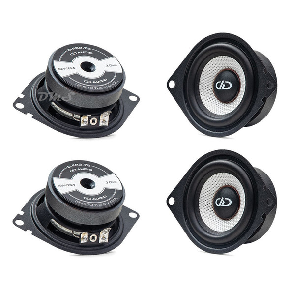 DD Audio D-Series 2.75 Inch 125W 3 Ohm Full Range Speakers | D-FR2.75 (4 Pack)