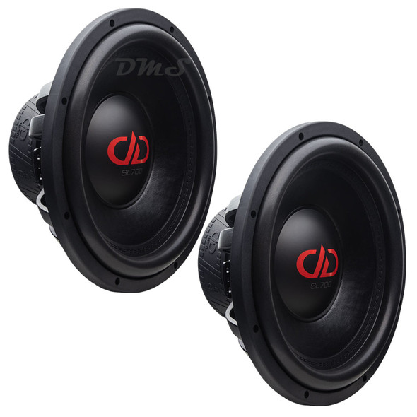 DD Audio SL700-Series 15 Inch 2000W DVC 2 Ohm Slim Subwoofers | SL715 (Pair)