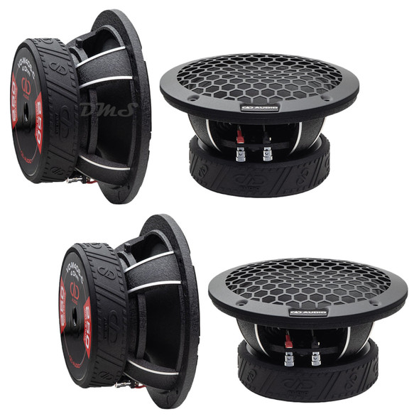 DD Audio VO-Series 6.5 Inch 500W 4 Ohm Pro Midrange Speakers | VO-M406-C (4 Pack) MAIN PHOTO