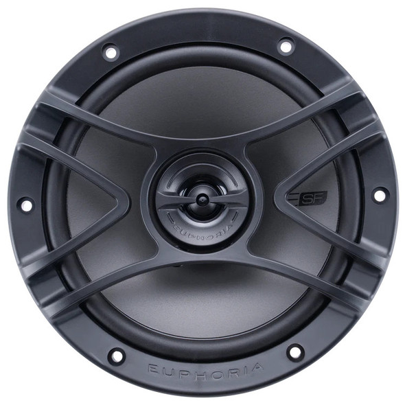 DB Drive Euphoria ESF65 | 6.5 Inch 150W 4 Ohm 2-Way Coaxial Speakers (4 Pack) FRONT PHOTO OF CONE WITH GRILL