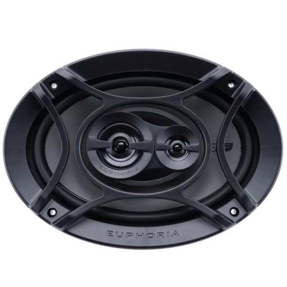 DB Drive Euphoria ESF693 | 6x9 Inch 190W 4 Ohm 3-Way Coaxial Speakers (Pair) FRONT PHOTO OF CONE WITH GRILL