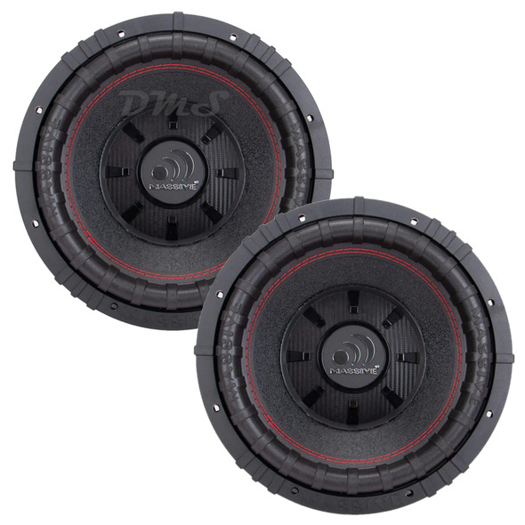 Massive Audio GT 12 Inch 1000W DVC 4 Ohm Subwoofers | GT124 (Pair) MAIN PHOTO