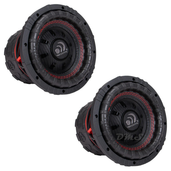 Massive Audio GTR 8 Inch 800W DVC 2 Ohm Subwoofers | GTR82 (Pair) MAIN PHOTO