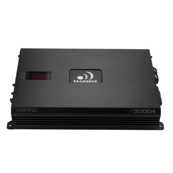 Massive Audio HIPPO H30004 | 2800W RMS 4 Channel Full Range Amplifier
