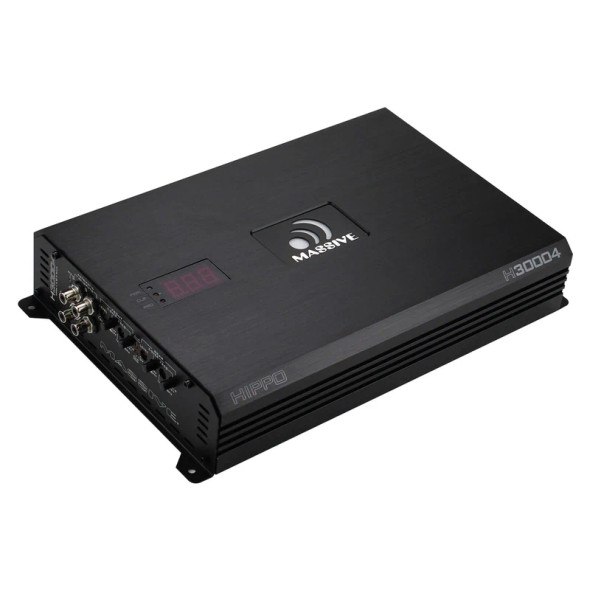Massive Audio HIPPO H30004 | 2800W RMS 4 Channel Full Range Amplifier