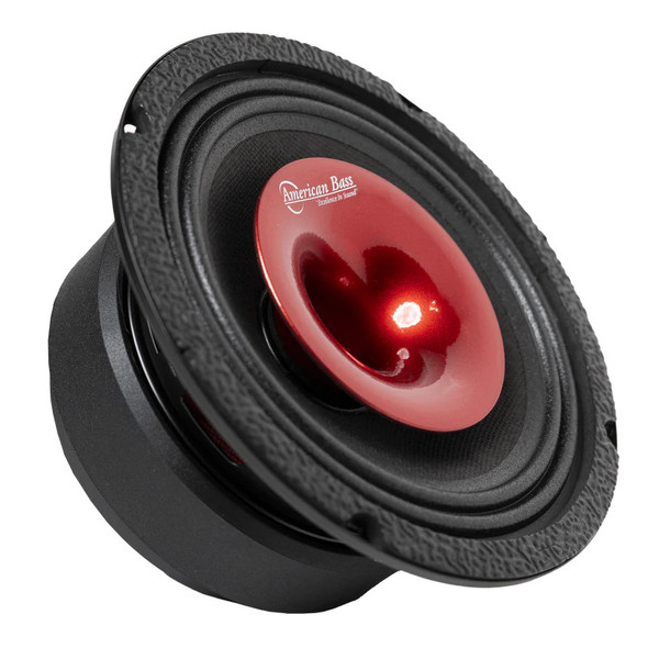 American Bass FLACON Series 6.5 Inch 600W 4 Ohm Pro Speakers | FALCON-6.5-MR ANGLED PHOTO OF SPEAKER