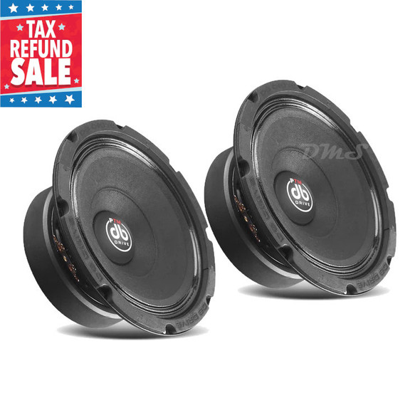 DB Drive P7M 8C | 8 Inch 375W 8 Ohm Pro Midrange Speakers (Pair)
