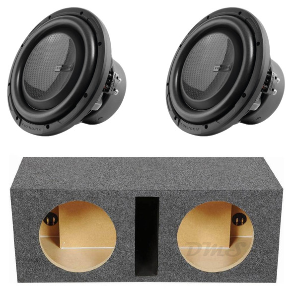 DB Drive Euphoria ERW 10 Package | Dual 10" 1500W D4 Subwoofers & QPower HD Ported Box MAIN PHOTO