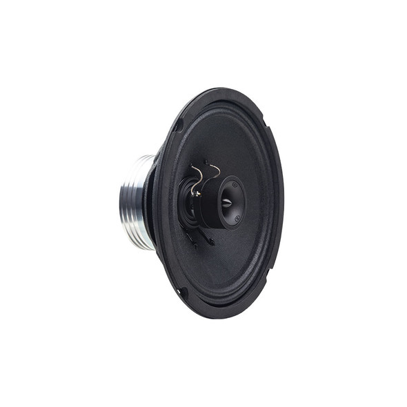 DD Audio VO-Series 8 Inch 500W 2 Ohm NEO Pro Coaxial Speakers | VO-XN308 (Pair) ANGLED PHOTO OF SURROUND