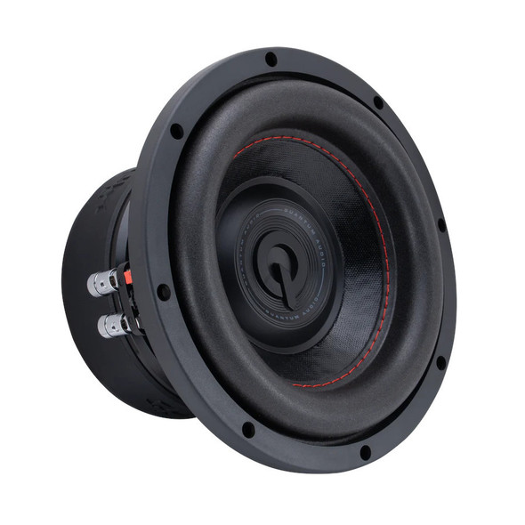 Quantum Audio QPW 8 Inch 1200W Max DVC 4 Ohm Subwoofers | QPW3000/8D4 (Pair) ANGLED PHOTO OF SURROUND