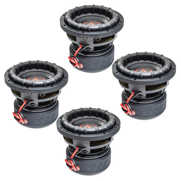 DD Audio 2500-Series 8 Inch 3600W DVC 2 Ohm Subwoofers | 2508g (4 Pack) MAIN PHOTO