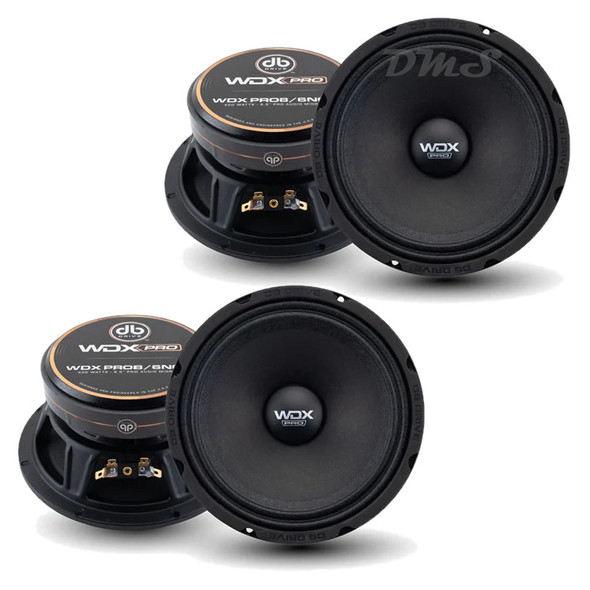 DB Drive WDX PRO8 6.5 Inch 400W 4 Ohm Mid-Bass Speakers | WDXPRO8/6NC.4 (4 Pack) MAIN PHOTO