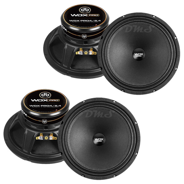 DB Drive WDX PRO4 8 Inch 350W 4 Ohm Midrange Speakers | WDXPRO4/8.4 (4 Pack) MAIN PHOTO