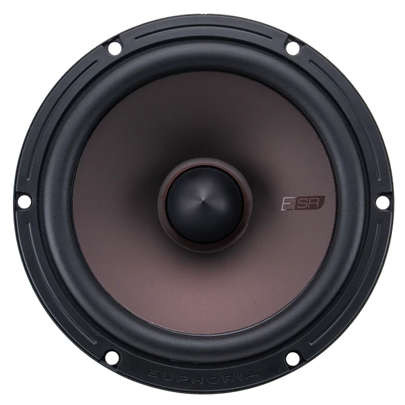 DB Drive Euphoria ESR653C | 6.5 Inch 350W 4 Ohm 3-Way Component Speakers Kit FRONT PHOTO OF CONE