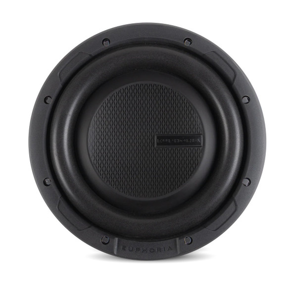DB Drive Euphoria ERFW 10 Package | 10" 1200W D4 Slim Subwoofer & QBomb Ported Truck Box FRONT PHOTO OF CONE