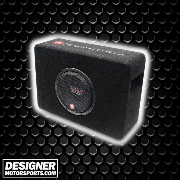 DB Drive Euphoria EWXPW8-1SB | 8 Inch 500W Max Loaded Ported Subwoofer Enclosure THUMBNAIL PHOTO FOR DESIGNER MOTORSPORTS AD