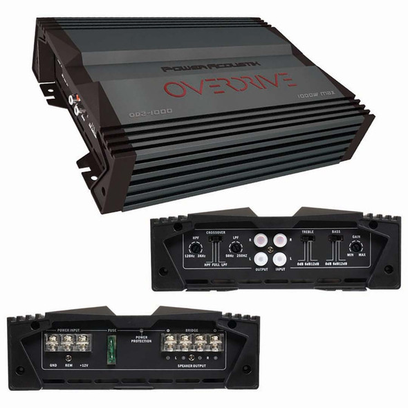 Power Acoustik Amplifiers - Car Amplifier, Monoblock, Full Range