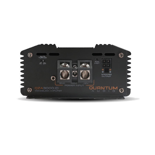 Quantum Audio QZA3000.1D | 3000W Max Monoblock Subwoofer Amplifier SIDE PHOTO OF TERMINALS