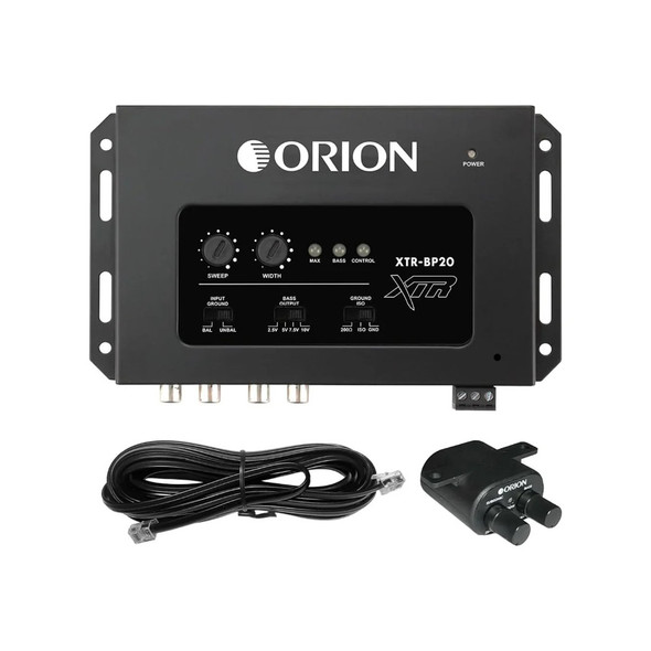 Orion XTR-BP20 | Digital Bass Processor Line Driver w/ Remote Bass Knob