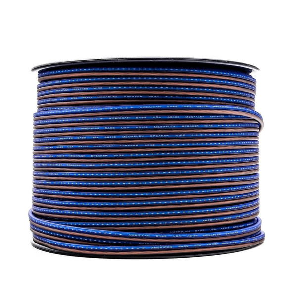 American Bass 16 Gauge MegaFlex Speaker Wire Roll 500 Feet | Blue