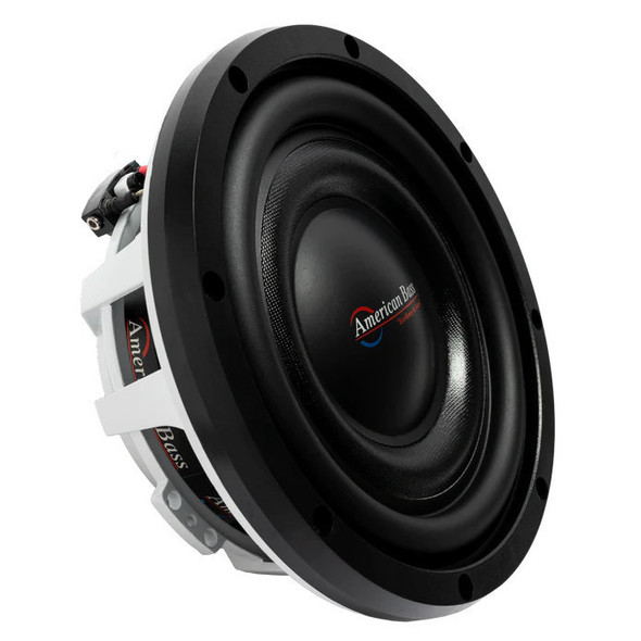 American Bass Titanium 8 Package | Dual 8" 600W D4 Slim Subwoofers & Orion CBA4500.2 Amplifier FRONT PHOTO OF CONE