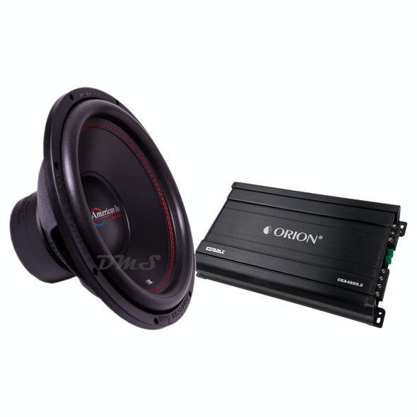 American Bass DX 15 V2 Package | 15" 1000W S4 Subwoofer & Orion CBA4500.2 Amplifier MAIN PHOTO