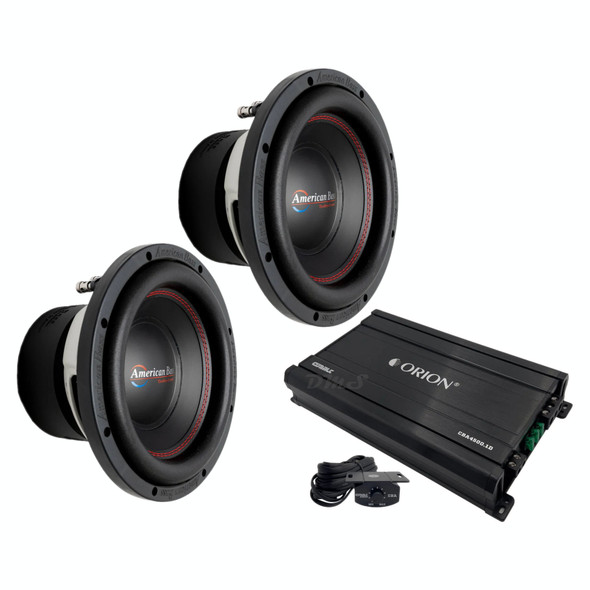 American Bass XD 10 Package | Dual 10" 900W D4 Subwoofers & Orion CBA4500.1D Amplifier MAIN PHOTO