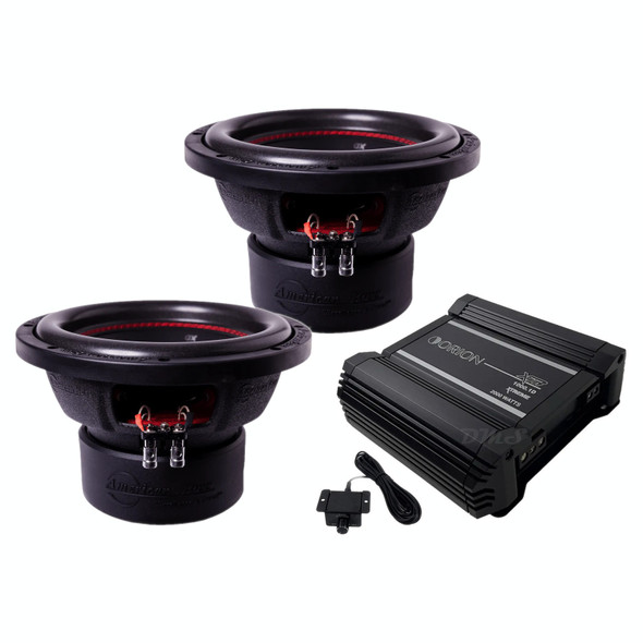American Bass XD 10 V2 Package | Dual 10" 900W D4 Subwoofers & Orion XTR1000.1D Amplifier MAIN PHOTO
