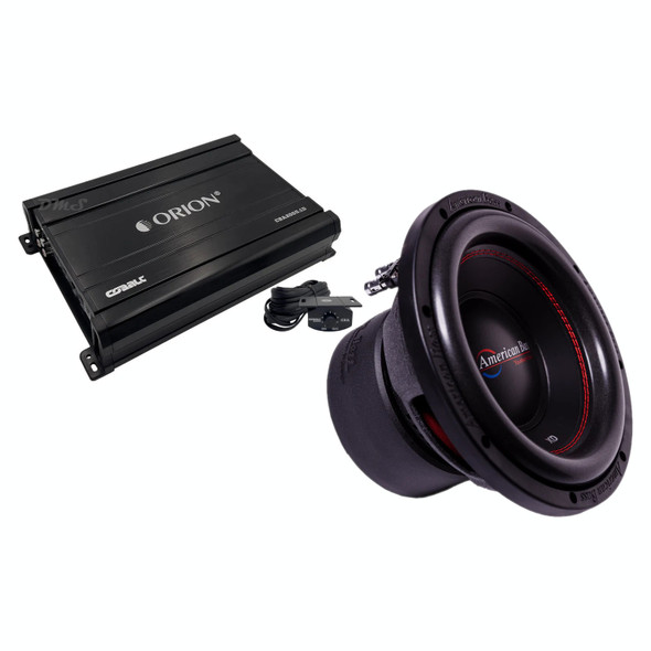 American Bass XD 12 V2 Package | 12" 1000W D2 Subwoofer & Orion CBA2000.1D Amplifier MAIN PHOTO