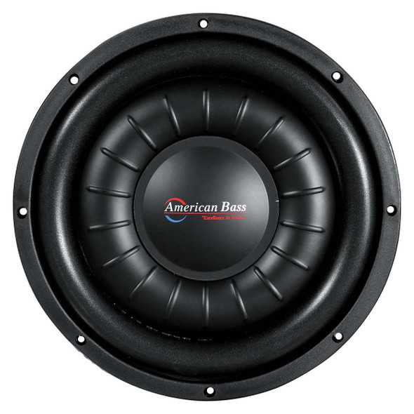 American Bass HAWK Slim 10 Package | 10" 1500W D4 Subwoofer & Orion XTR1000.1D Amplifier FRONT PHOTO OF CONE