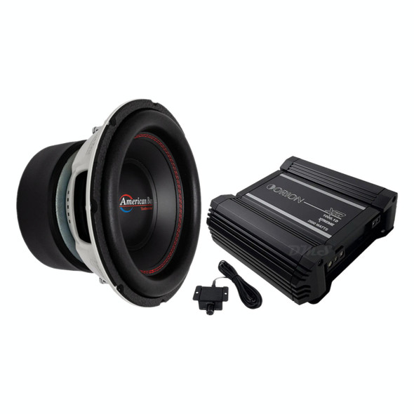 American Bass TITAN 10 Package | 10" 1600W D4 Subwoofer & Orion XTR1000.1D Amplifier MAIN PHOTO
