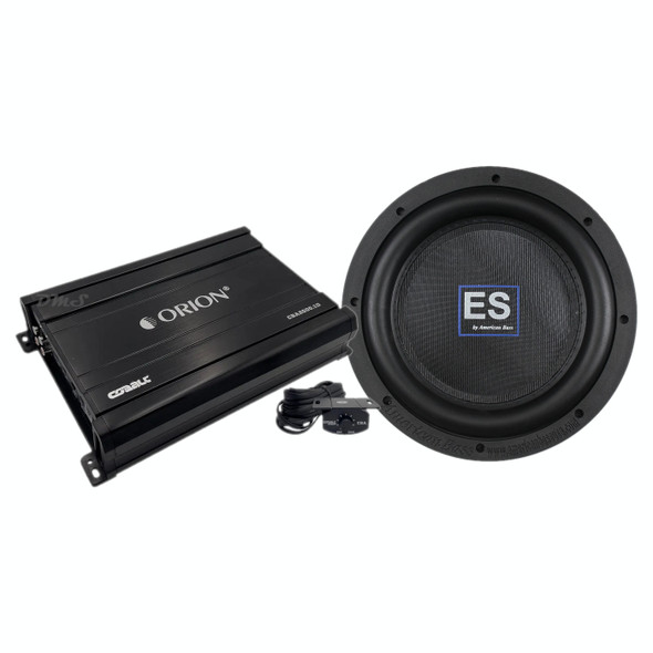 American Bass ES 10 Package | 10" 1000W D2 Slim Subwoofer & Orion CBA2000.1D Amplifier MAIN PHOTO
