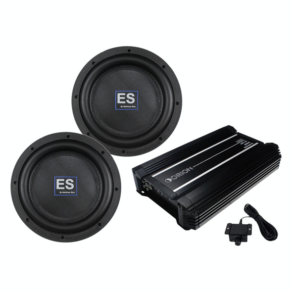 American Bass ES 12 Package | Dual 12" 1600W D2 Slim Subwoofers & Orion XTR2500.1DZ Amplifier MAIN PHOTO