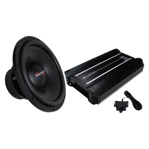 American Bass TITAN 15 Package | 15" 3000W D4 Subwoofer & Orion XTR2500.1DZ Amplifier MAIN PHOTO