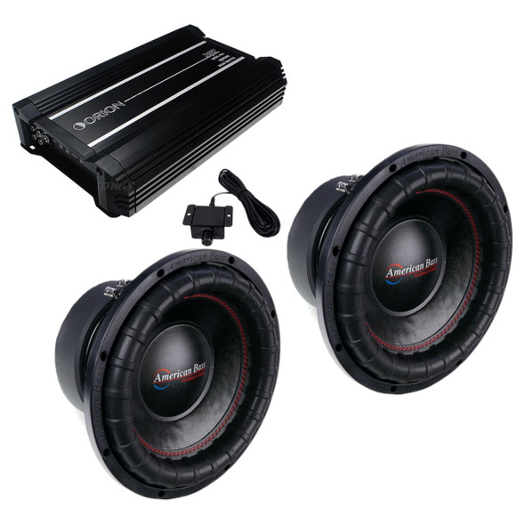 American Bass ELITE 15 Package | Dual 15" 2400W D4 Subwoofers & Orion XTR2500.1DZ Amplifier MAIN PHOTO