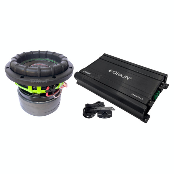 American Bass GODZILLA 8 Package | 8" 2400W D2 Subwoofer & Orion CBA4500.1D Amplifier MAIN PHOTO