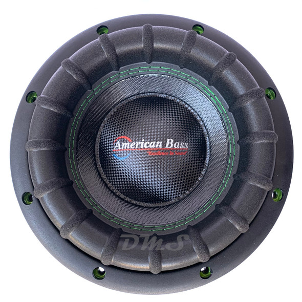 American Bass GODZILLA 8 Package | 8" 2400W D2 Subwoofer & Orion CBA4500.1D Amplifier FRONT PHOTO OF SUB CONE