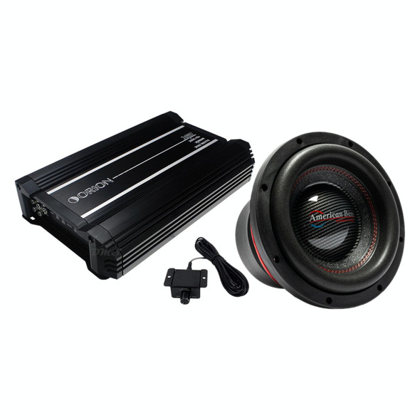 American Bass HAWK 10 Package | 10" 3000W D4 Subwoofer & Orion XTR2500.1DZ Amplifier MAIN PHOTO