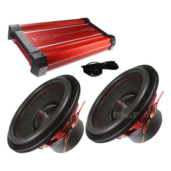 American Bass HAWK 15 Package | Dual 15" 3000W D4 Subwoofers & Orion HCCA3000.1DSPLX Amplifier MAIN PHOTO