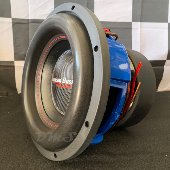 American Bass HD VELOCITY 12 Package | 12" 4400W D2 Subwoofer & Orion XTR2500.1DZ Amplifier ANGLED PHOTO