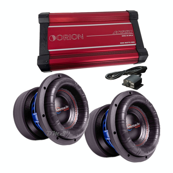 American Bass HD 10 V3 Package | Dual 10" 4000W D1 Subwoofers & Orion HCCA5000.1DSPLX Amplifier MAIN PHOTO