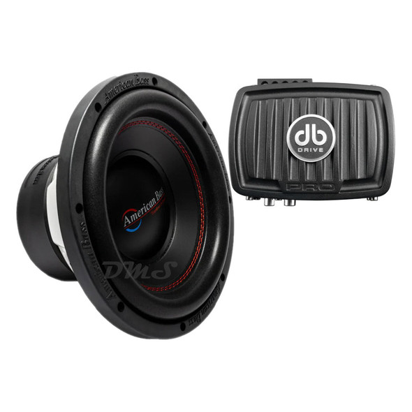 American Bass DX 10 Package | 10" 600W S4 Subwoofer & DB Drive WDXP200.2 Amplifier MAIN PHOTO