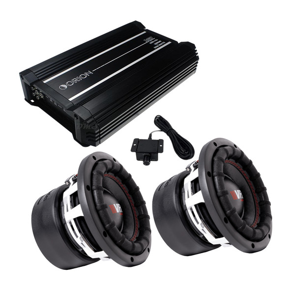 VFL Audio VFL 8 V2 Package | Dual 8" 1600W D2 Subwoofers & Orion XTR2500.1DZ Amplifier MAIN PHOTO