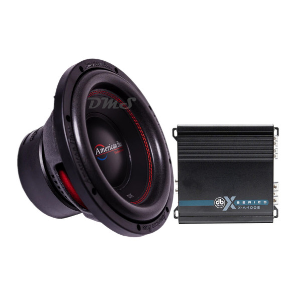 American Bass DX 10 V2 Package | 10" 600W S4 Subwoofer & DB Drive X-A4002 Amplifier MAIN PHOTO