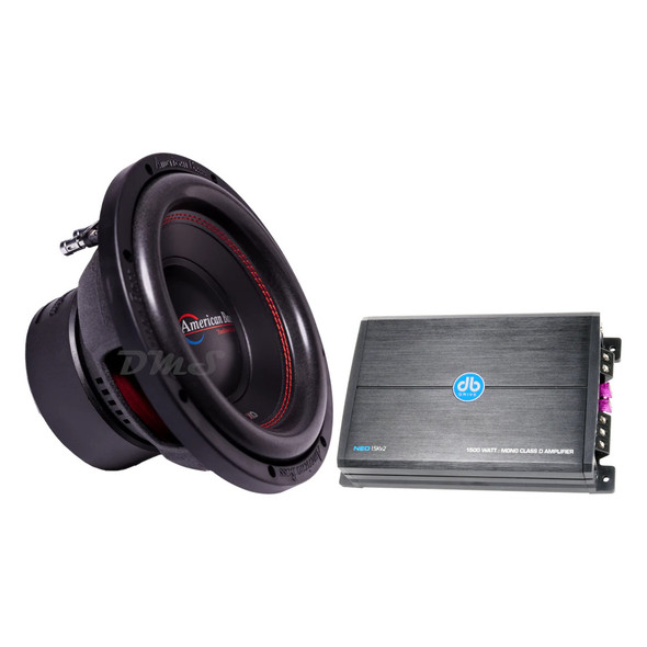 American Bass XO 10 V2 Package | 10" 600W D4 Subwoofer & DB Drive NEO1.5KV2 Amplifier MAIN PHOTO